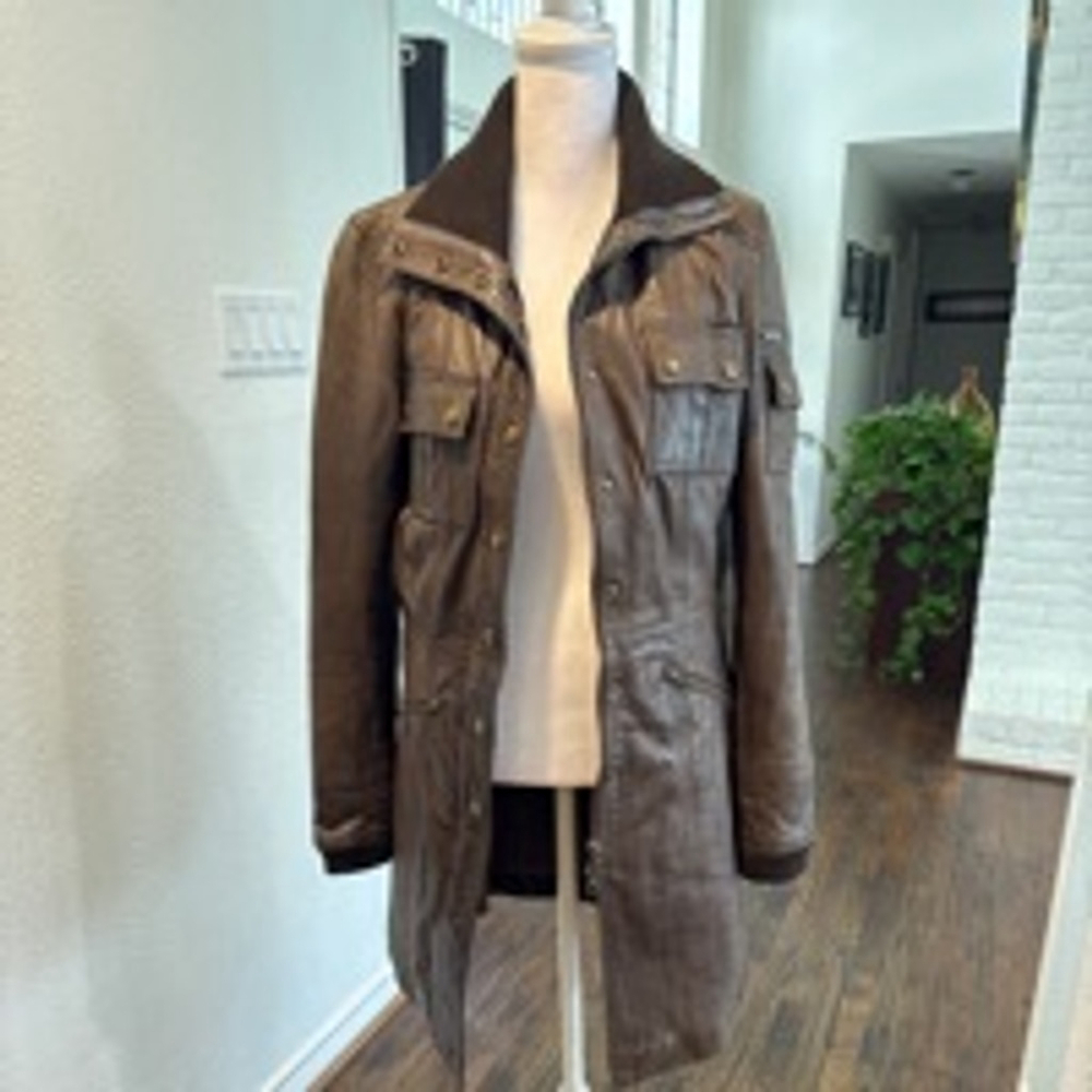 Women's Danier Leather Jacket XS/TP Brown